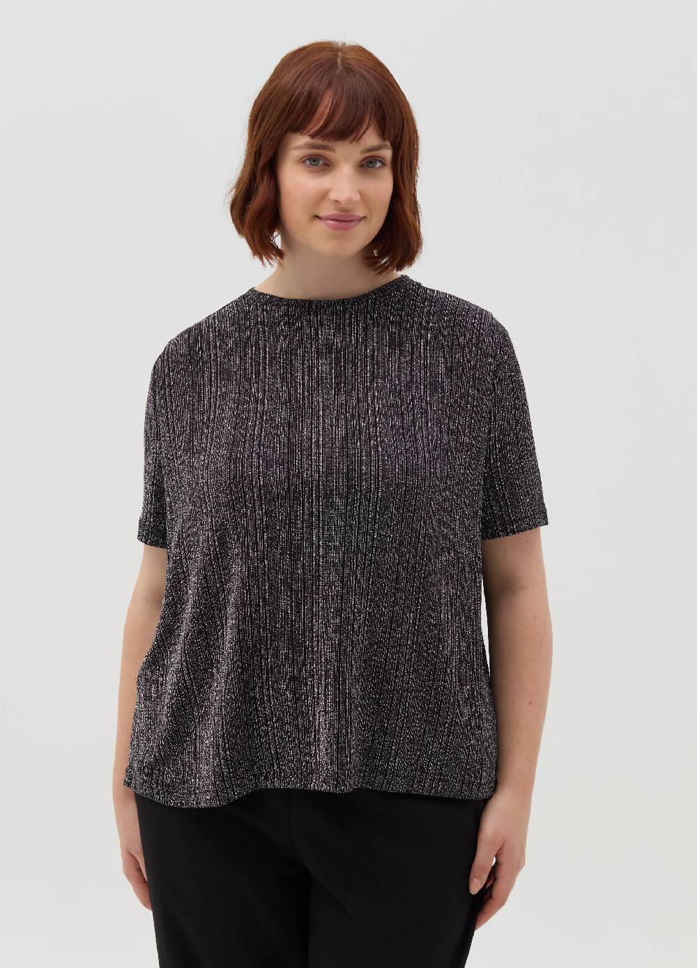 MYA T-shirt In Lurex Curvy