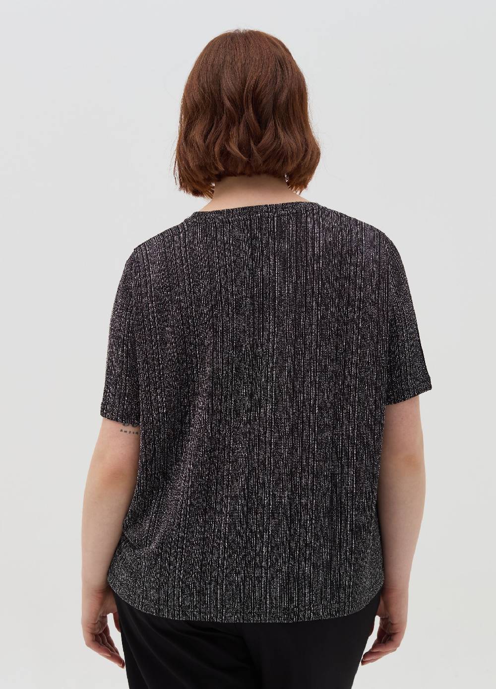 MYA T-shirt In Lurex Curvy