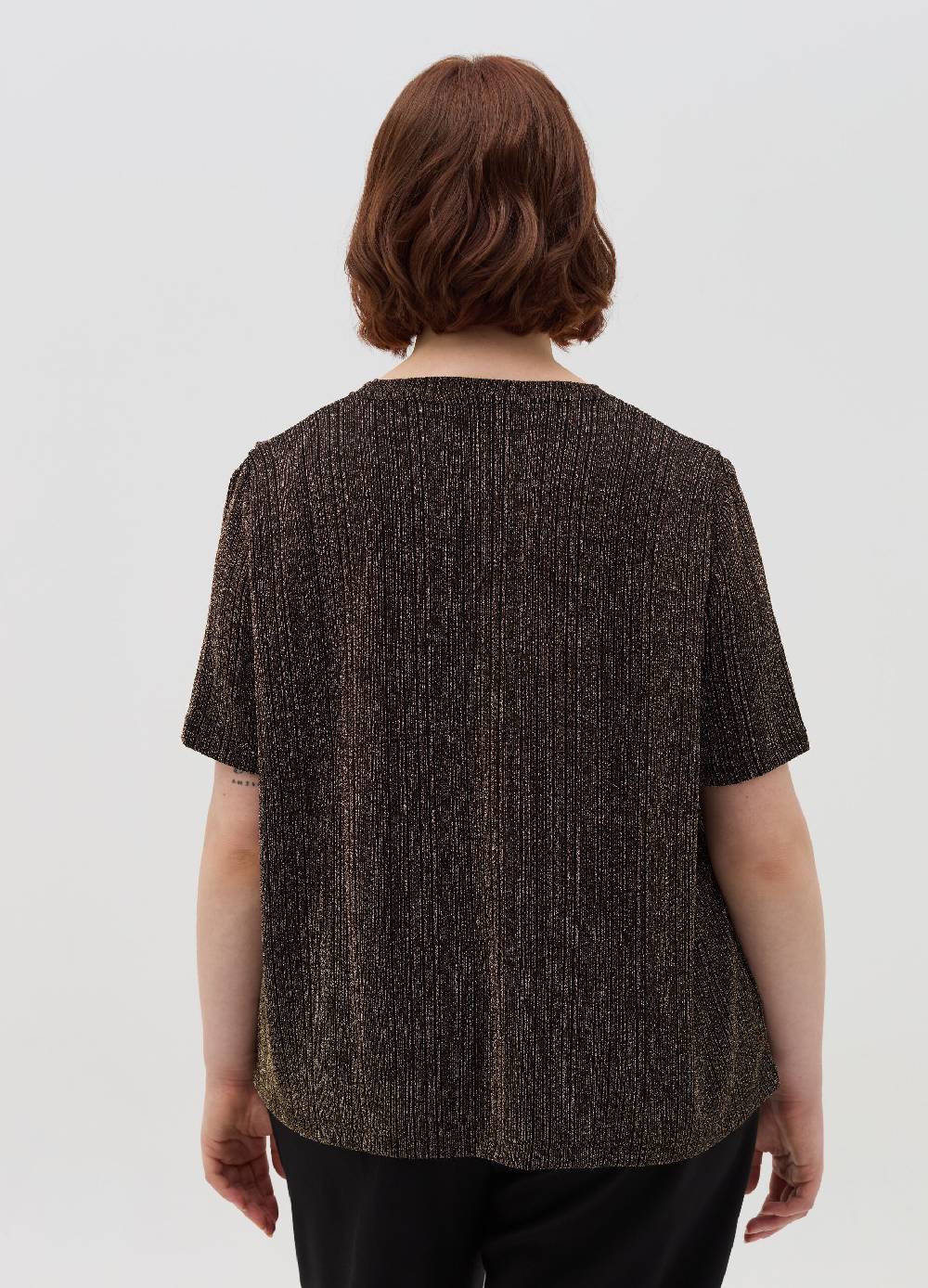 MYA T-shirt In Lurex Curvy