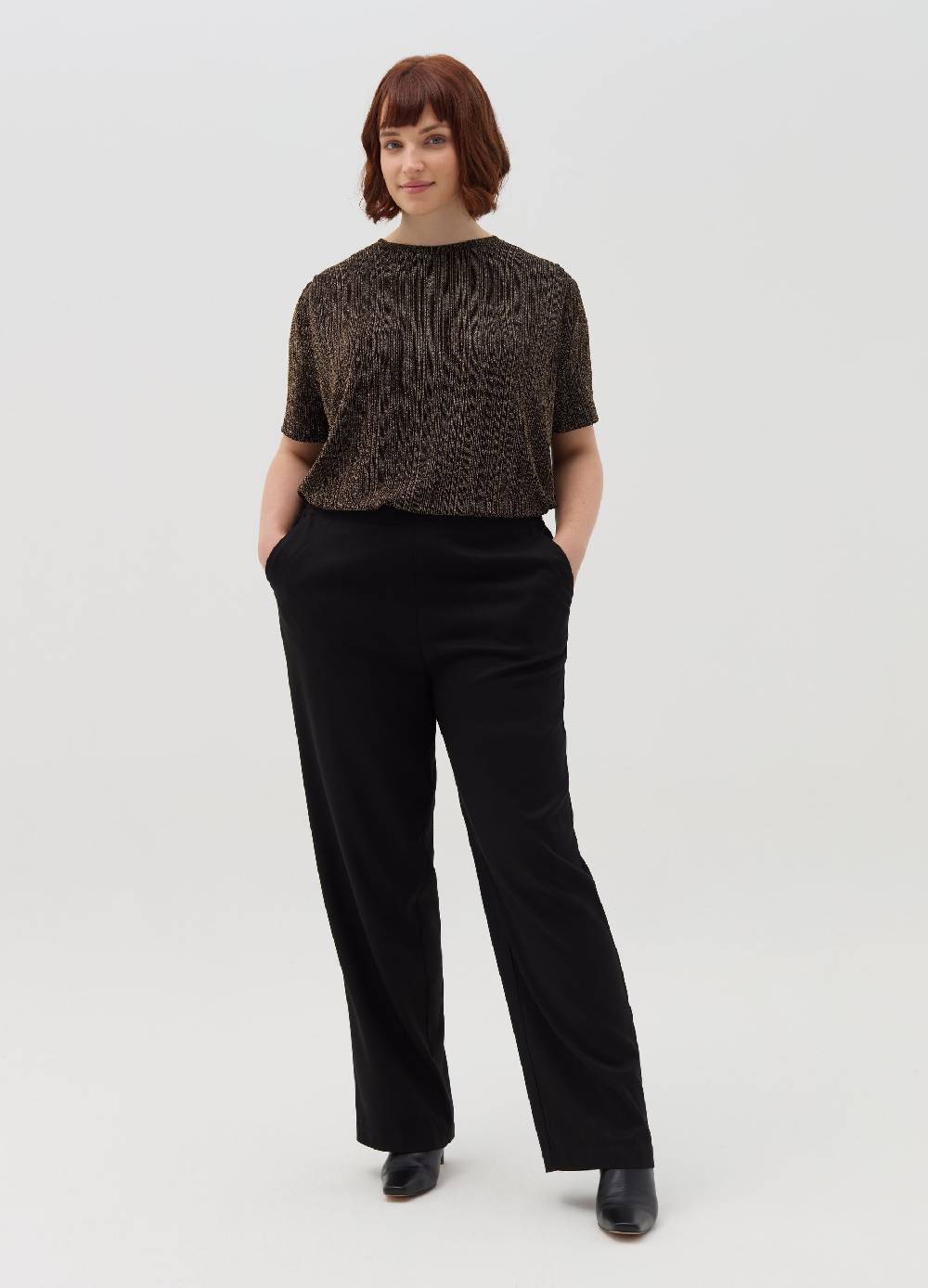 MYA T-shirt in lurex Curvy