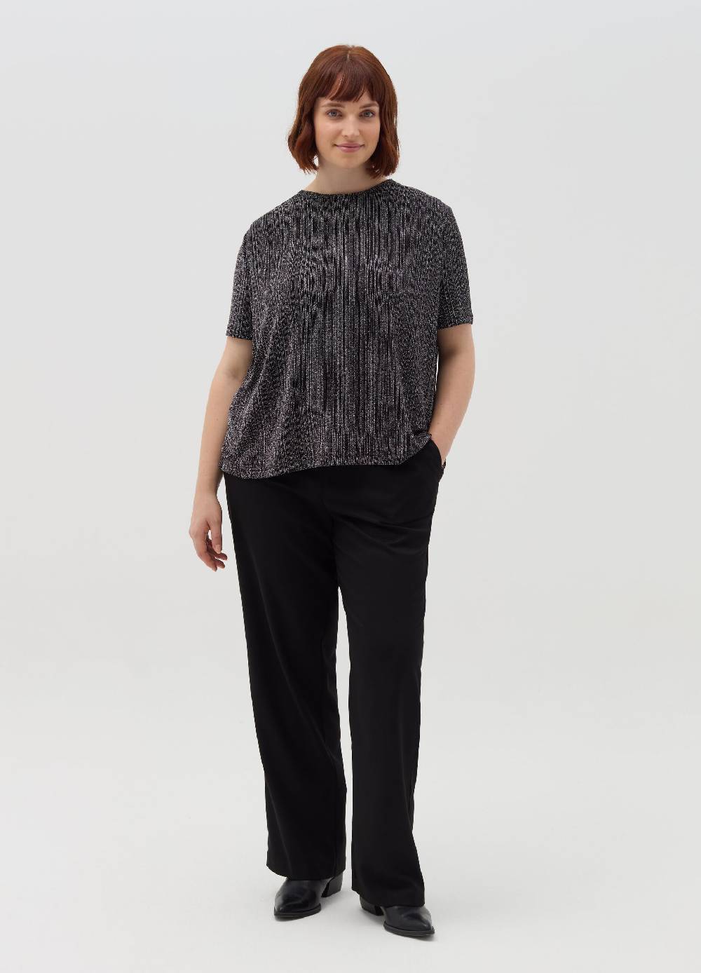 MYA T-shirt in lurex Curvy