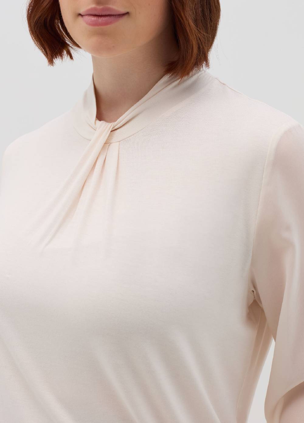 MYA T-shirt In Viscosa Stretch Con Nodo Curvy