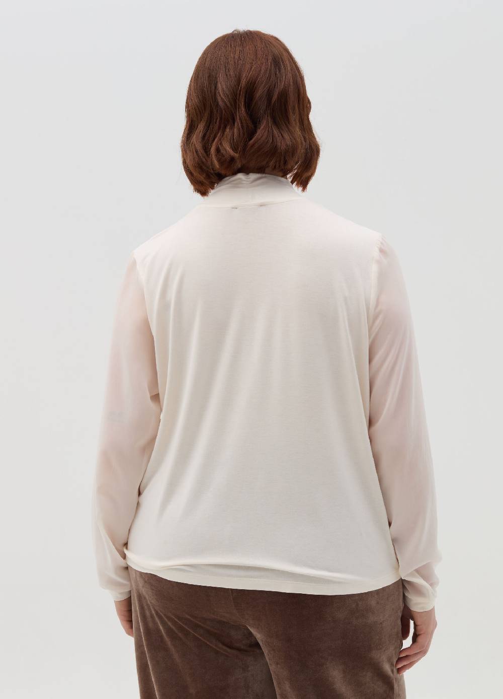 MYA T-shirt In Viscosa Stretch Con Nodo Curvy