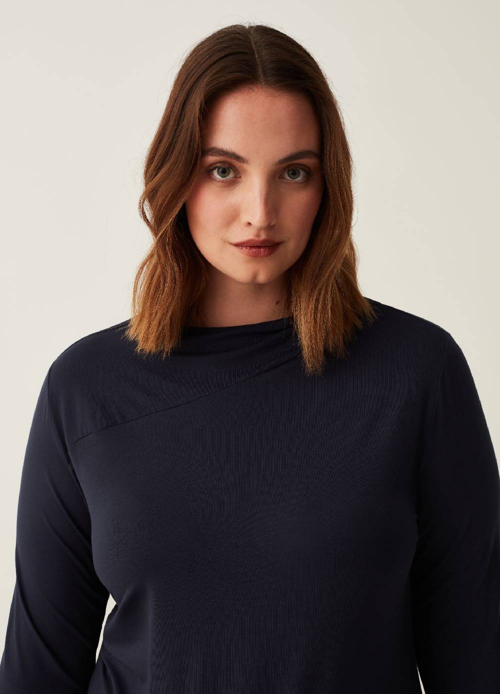 MYA T-shirt In Viscosa Stretch Curvy