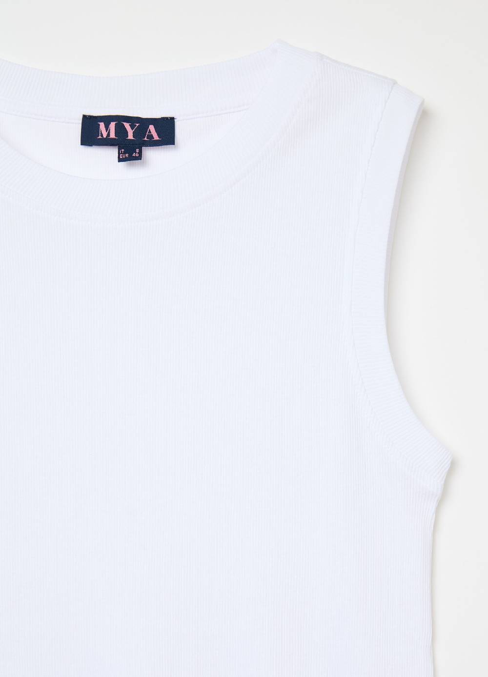 MYA Tank Top A Costine Sottili Curvy