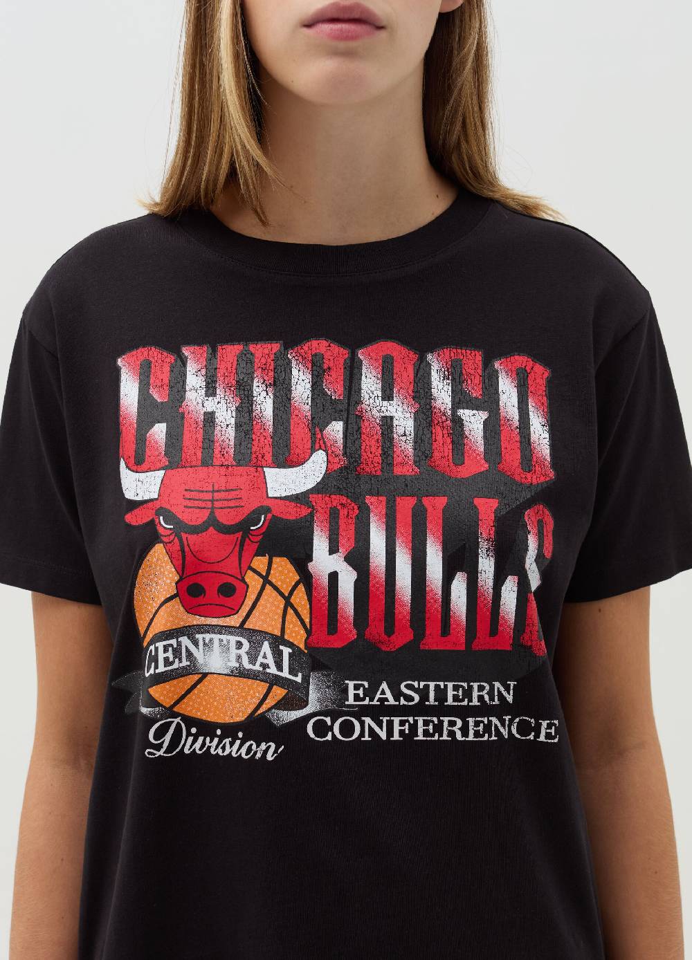 NBA T-shirt Con Stampa Chicago Bulls