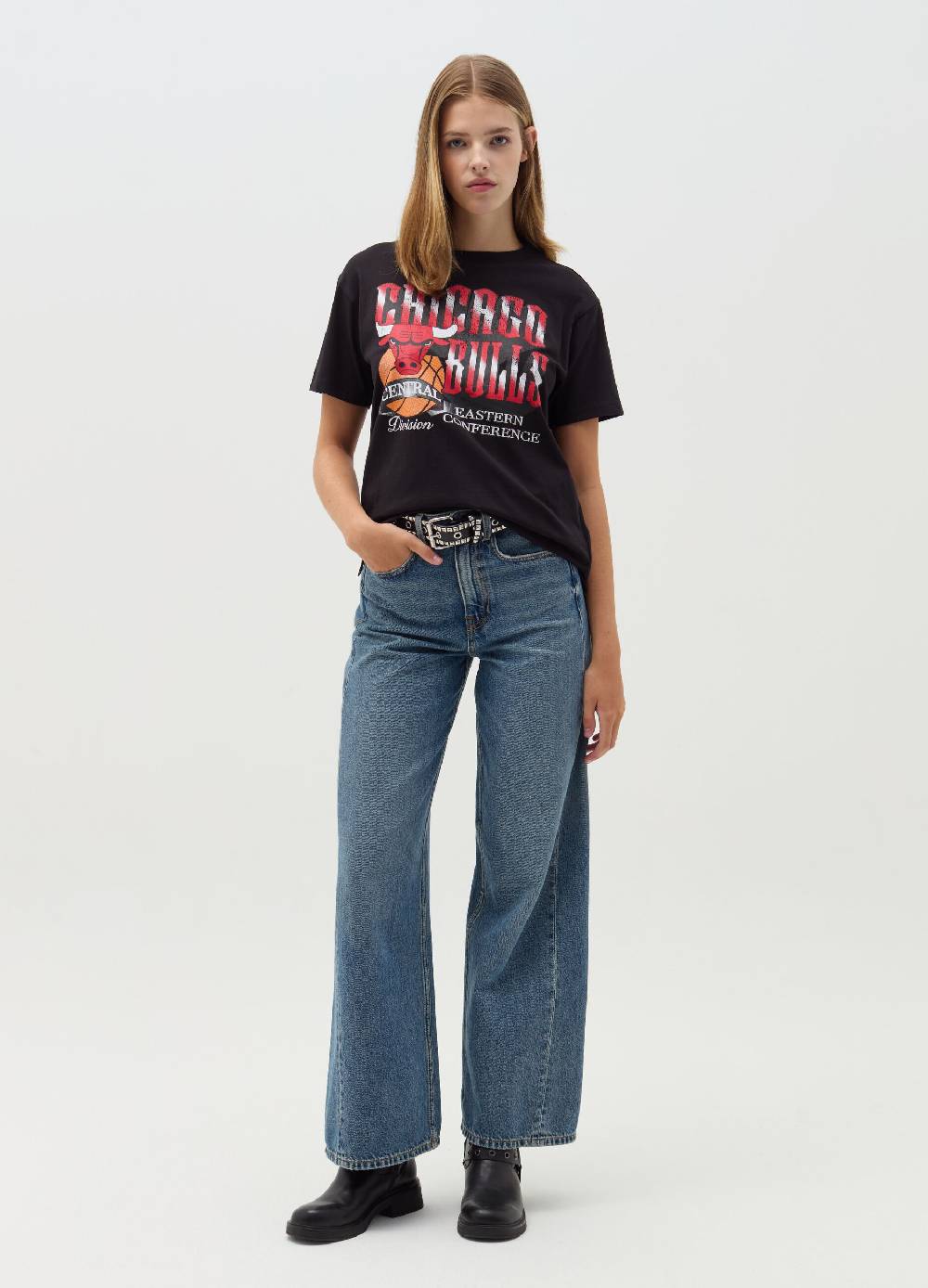 NBA T-shirt con stampa Chicago Bulls