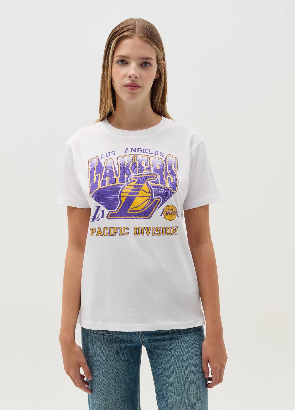 NBA T-shirt Con Stampa Los Angeles Lakers
