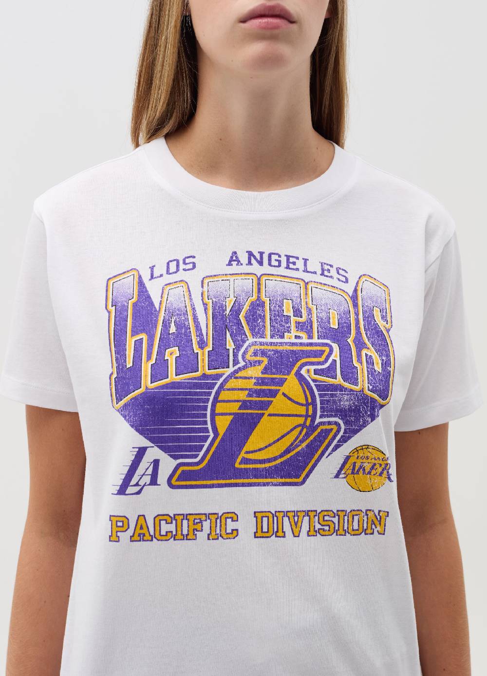 NBA T-shirt Con Stampa Los Angeles Lakers