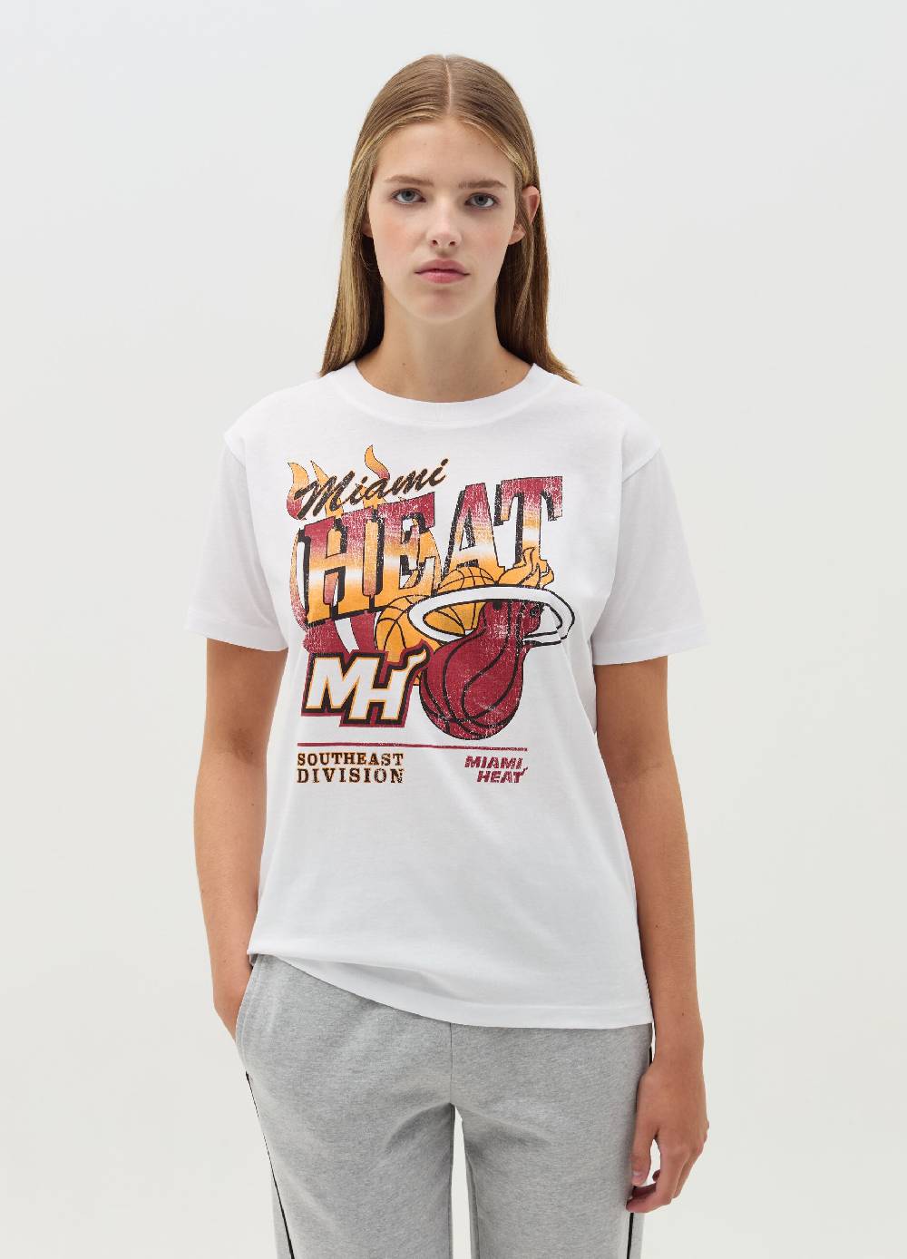 NBA T-shirt Con Stampa Miami Heat