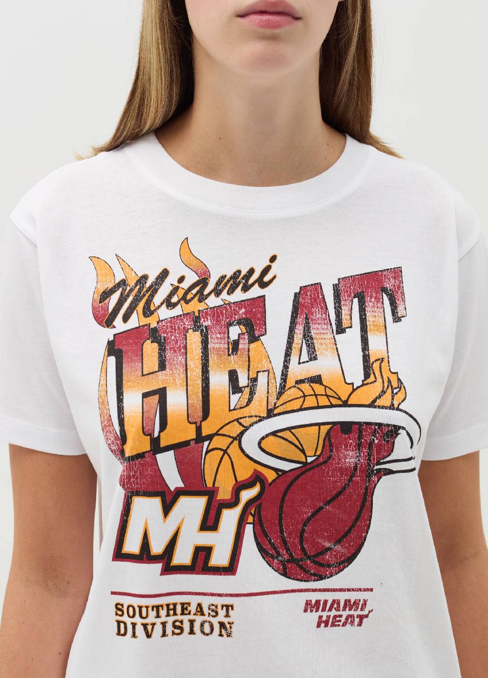 NBA T-shirt Con Stampa Miami Heat