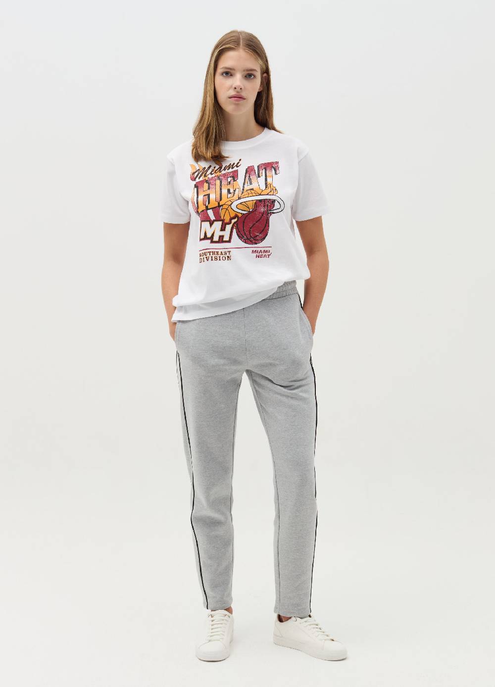 NBA T-shirt con stampa Miami Heat