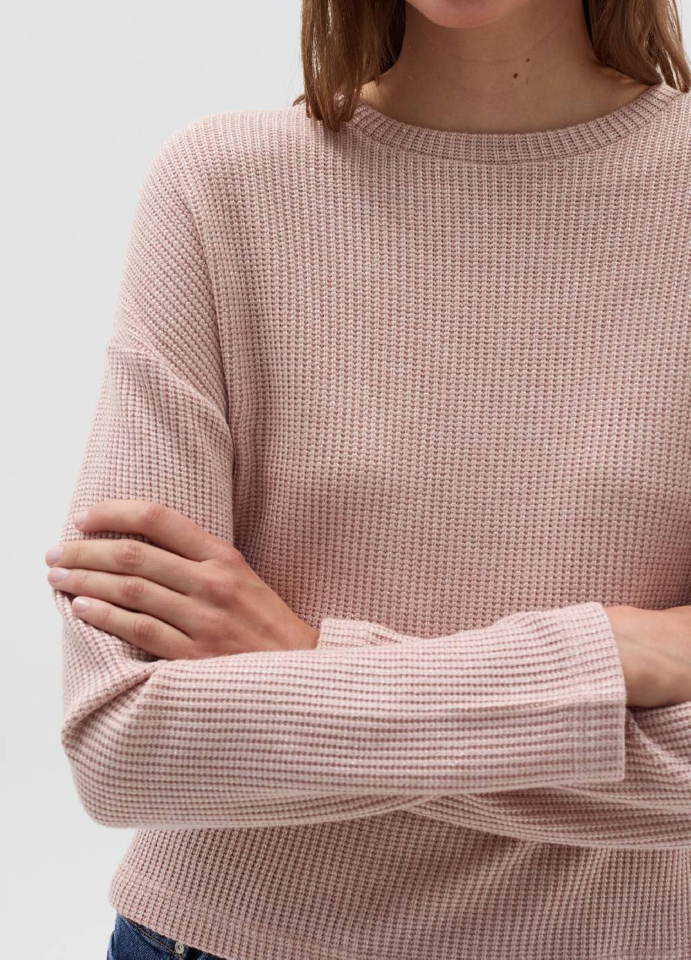 OVS Maglia A Coste Inglesi Con Lurex