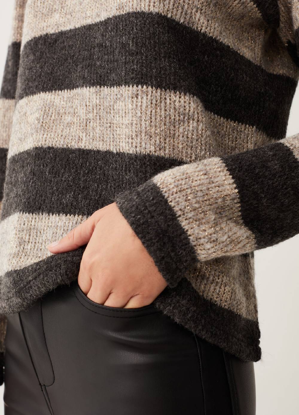 OVS Maglia A Righe Con Dettagli Lurex