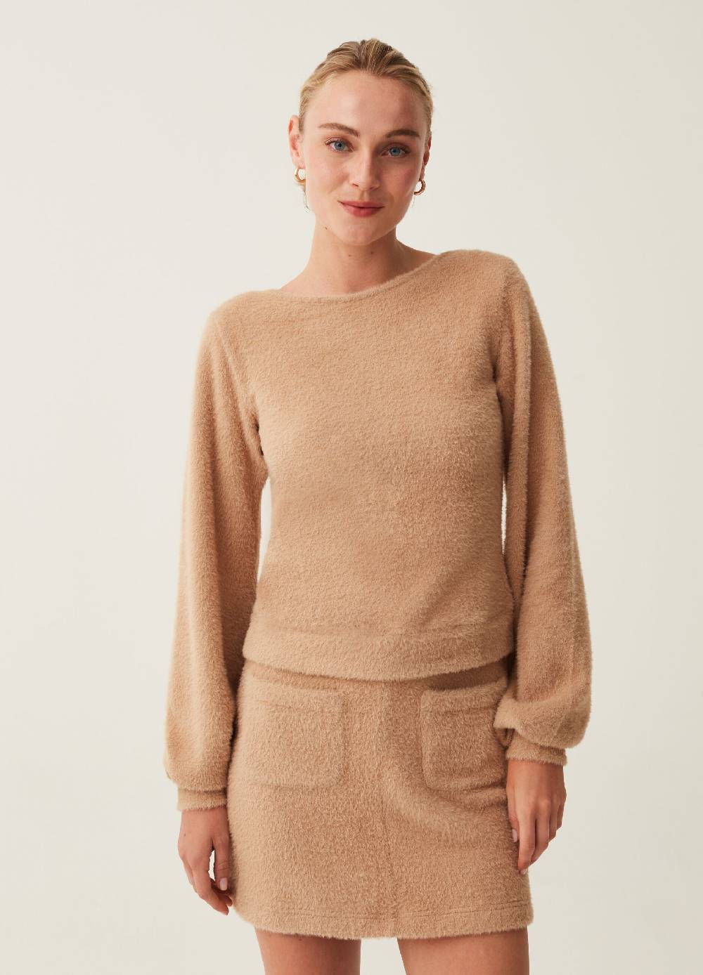 OVS Maglia con maniche lunghe a sbuffo