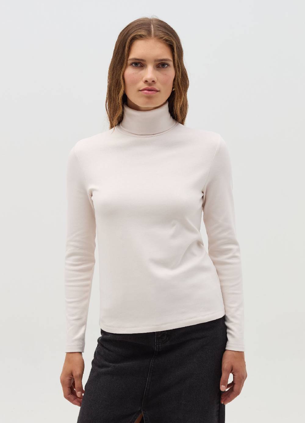 OVS T-shirt A Collo Alto Con Maniche Lunghe