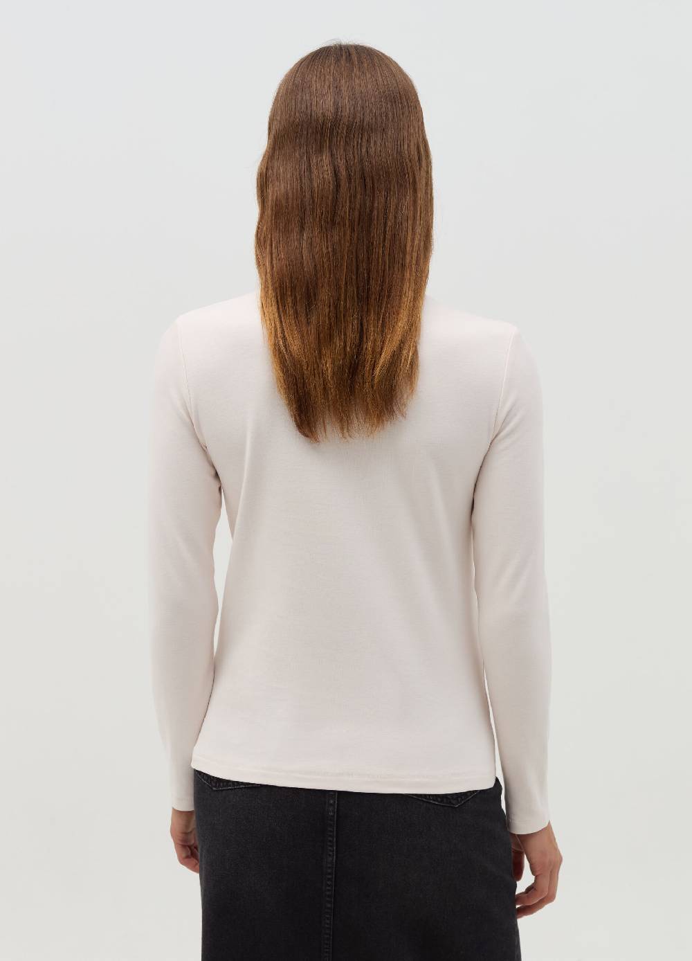 OVS T-shirt A Collo Alto Con Maniche Lunghe