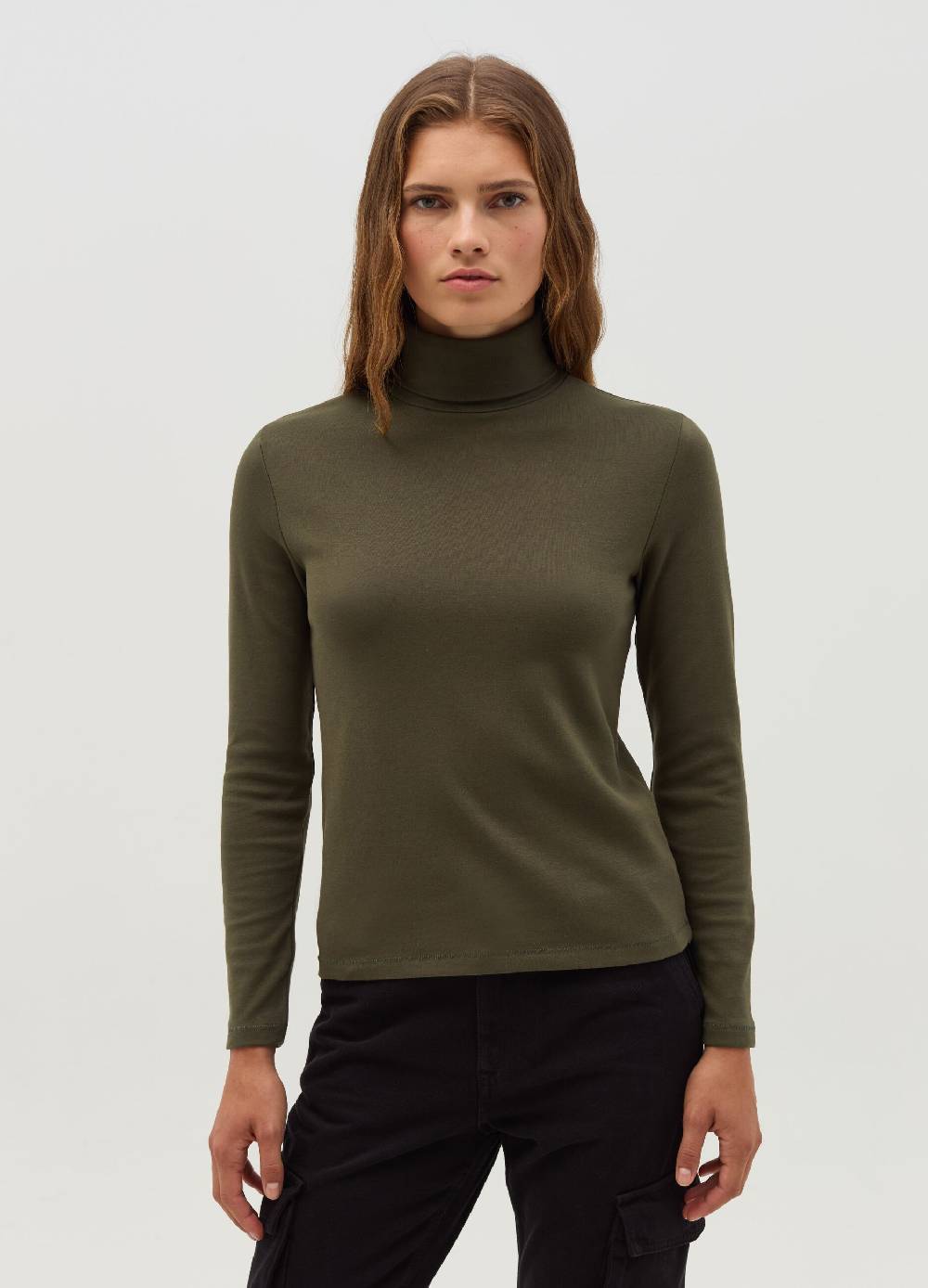 OVS T-shirt A Collo Alto Con Maniche Lunghe