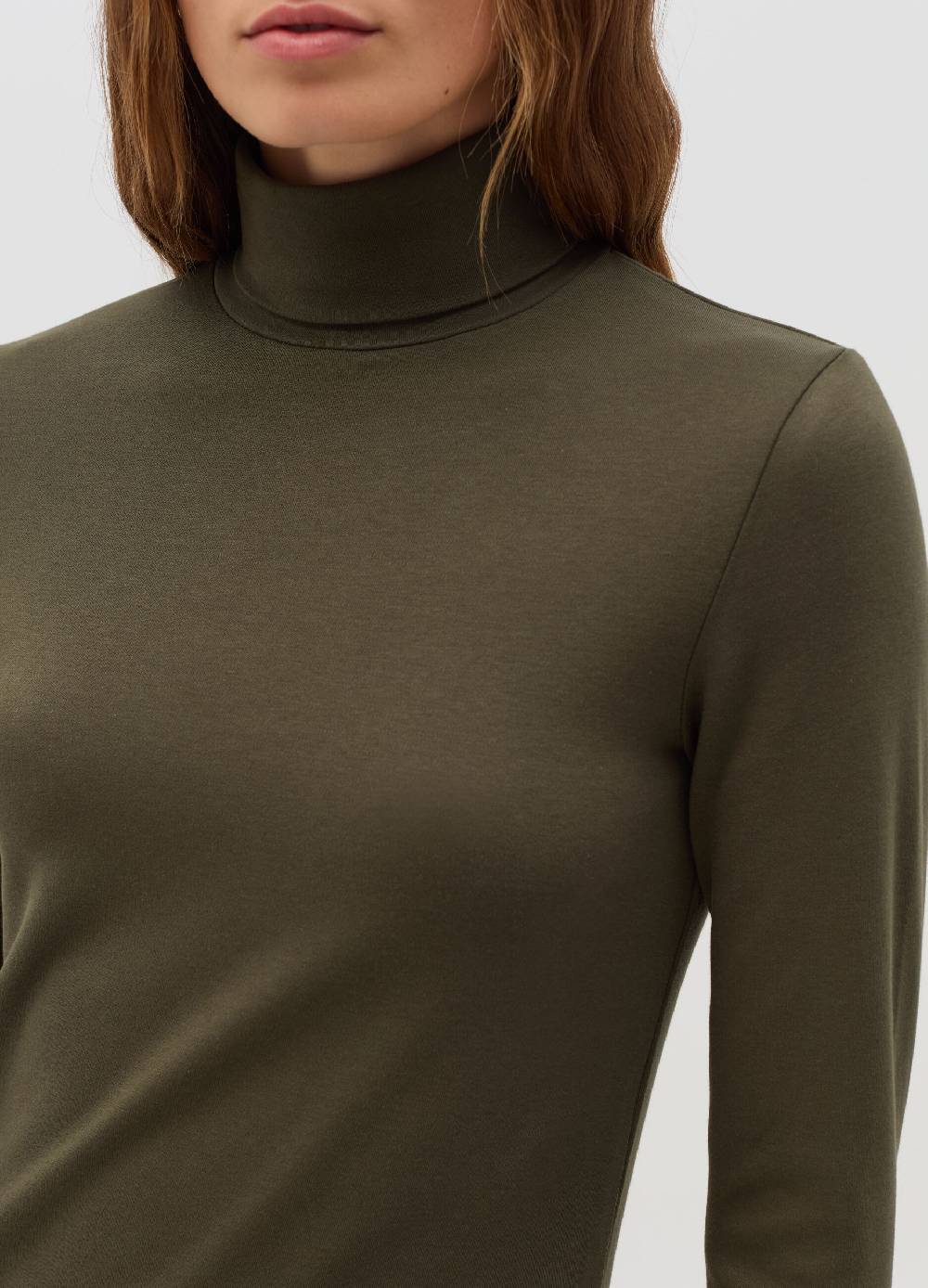 OVS T-shirt A Collo Alto Con Maniche Lunghe