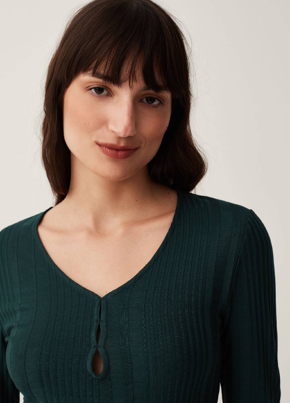 OVS T-shirt A Coste Piatte Con Dettagli Cut Out