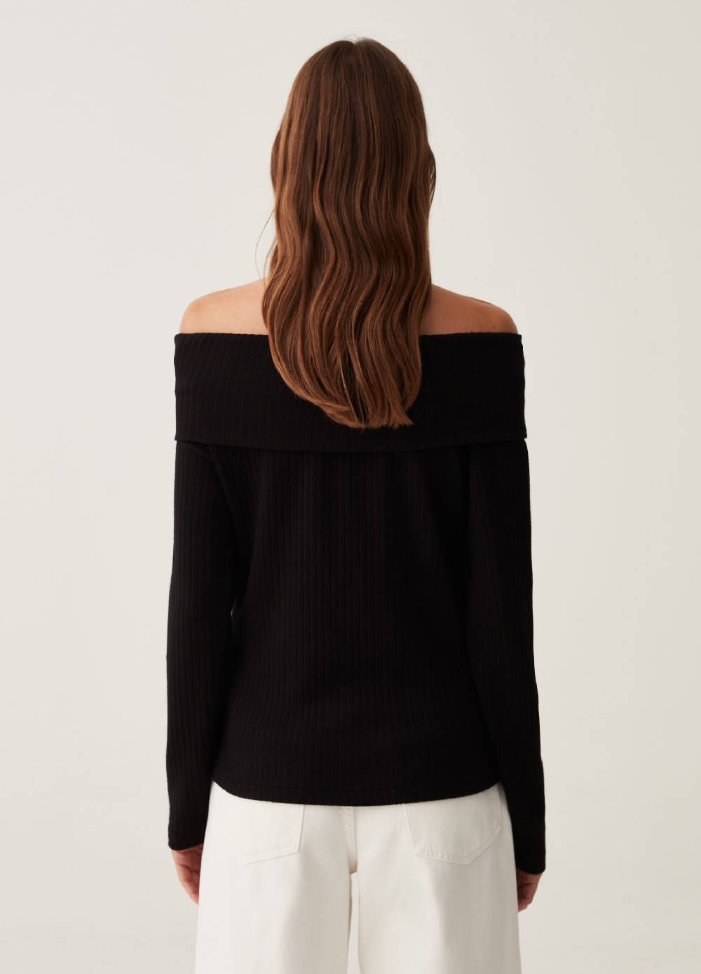 OVS T-shirt A Coste Piatte Con Spalle Scoperte