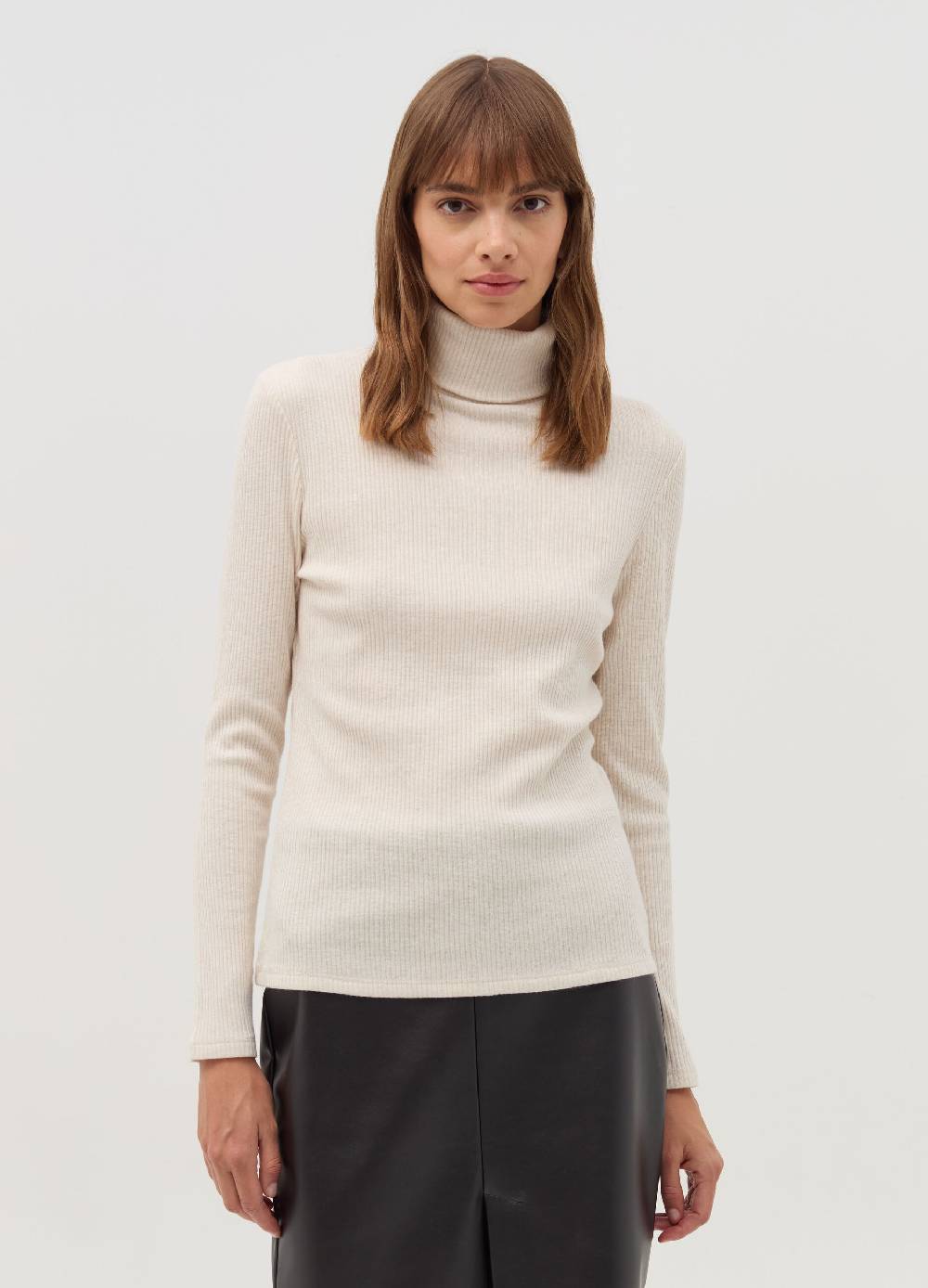 OVS T-shirt A Costine Con Collo Alto