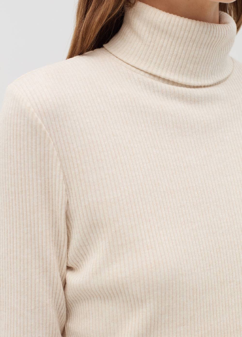 OVS T-shirt A Costine Con Collo Alto