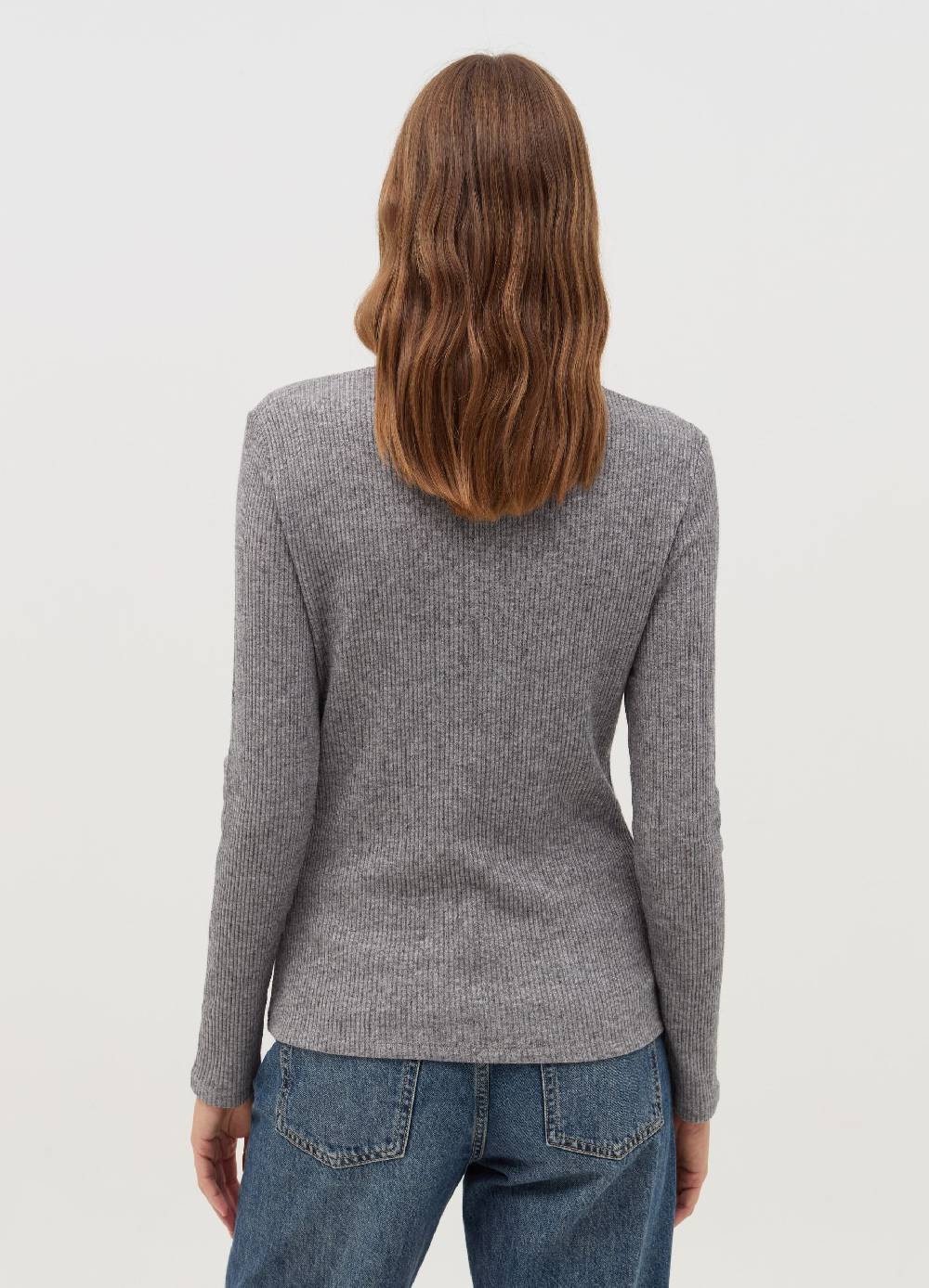 OVS T-shirt A Costine Con Collo Alto