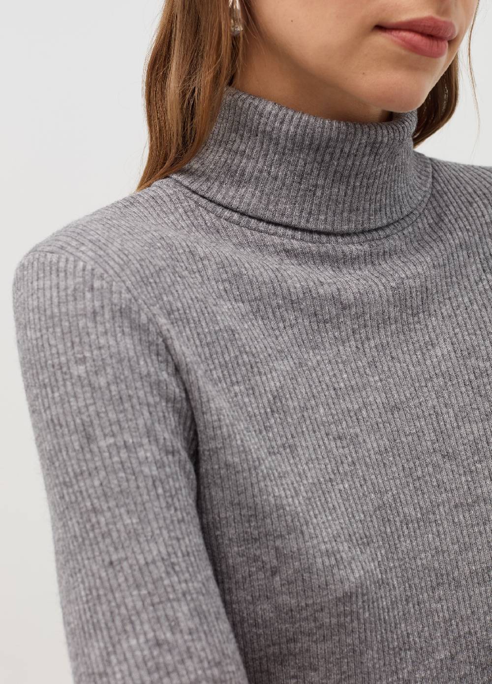 OVS T-shirt A Costine Con Collo Alto