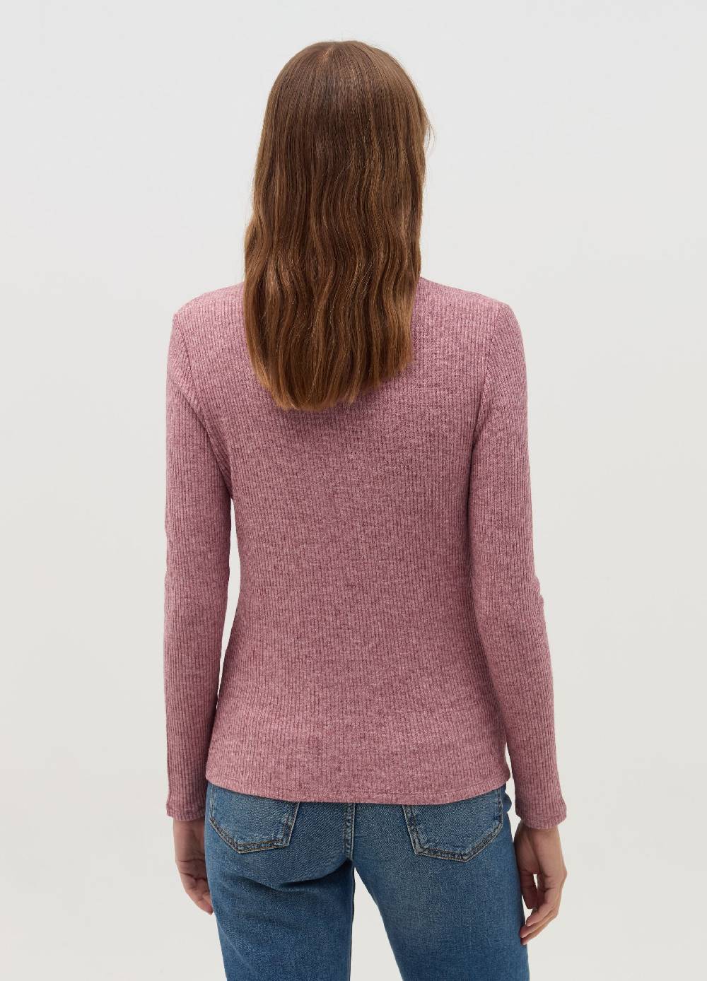 OVS T-shirt A Costine Con Collo Alto