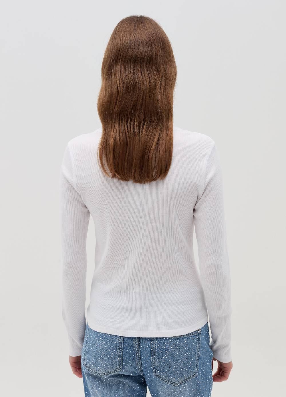 OVS T-shirt A Costine Con Maniche Lunghe