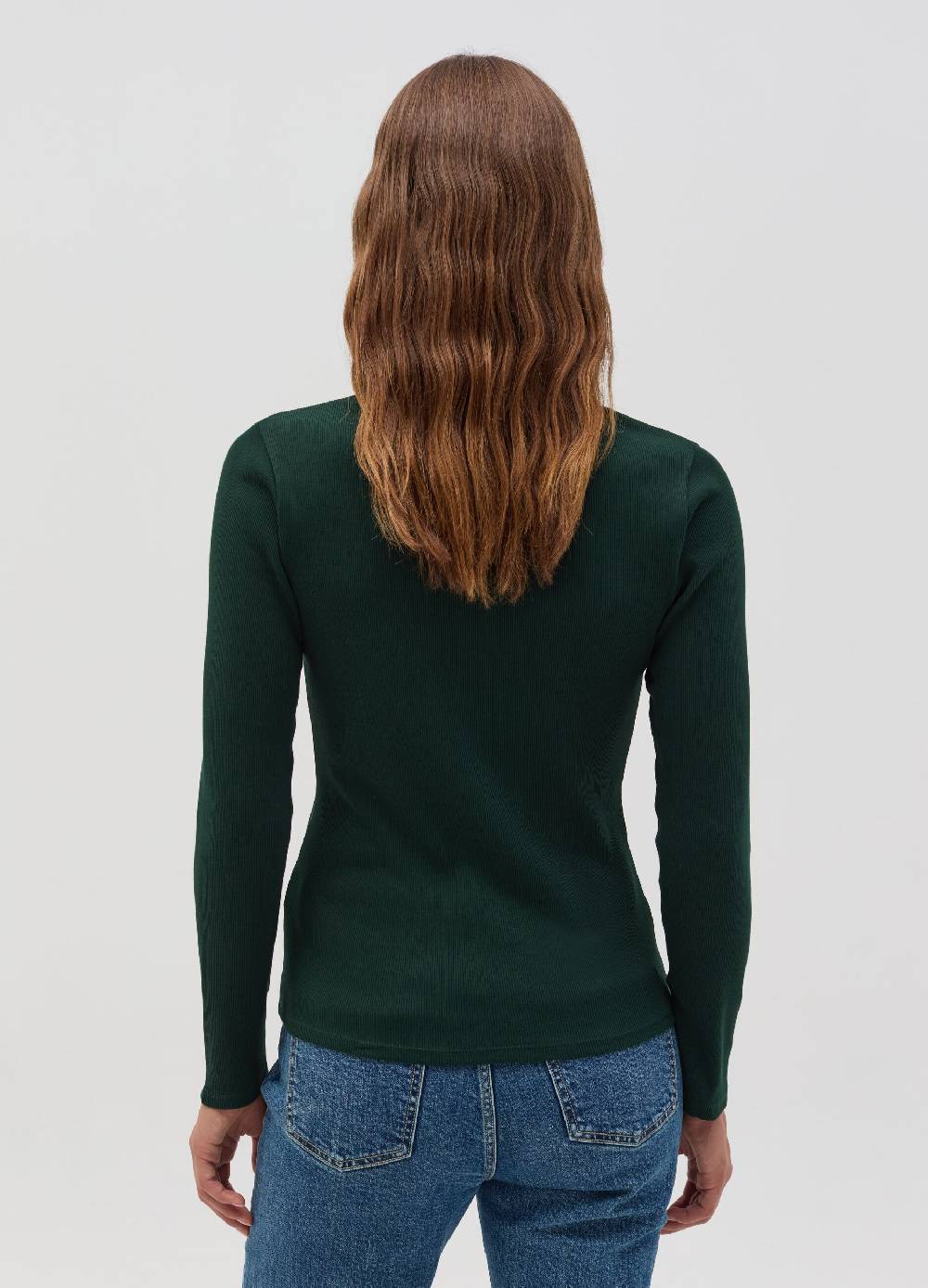 OVS T-shirt A Costine Sottili Con Scollo A V