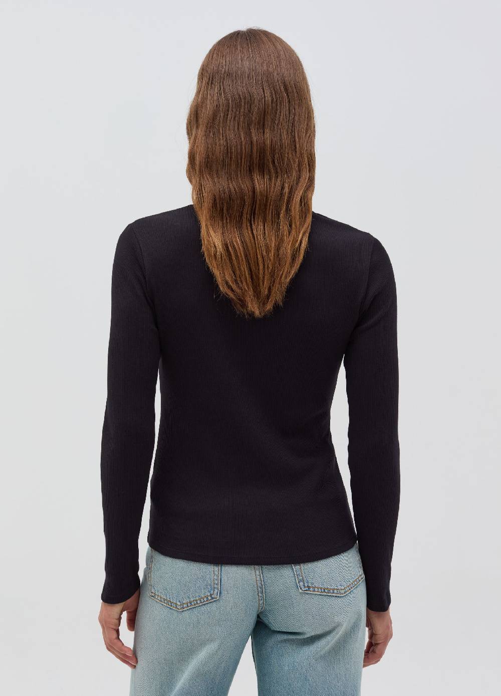 OVS T-shirt A Costine Sottili Con Scollo A V