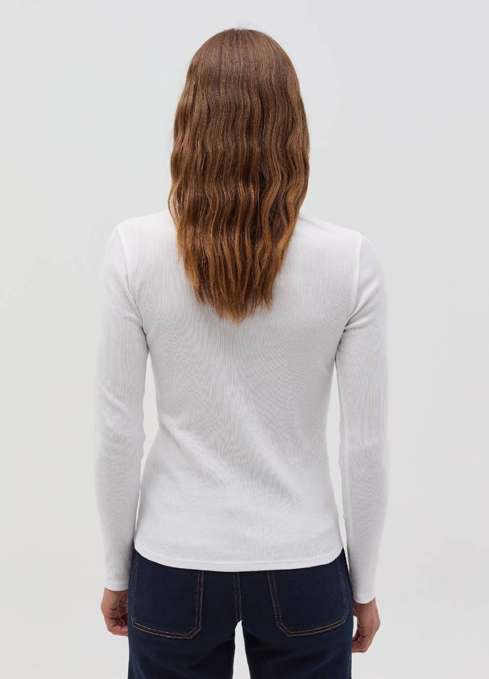 OVS T-shirt A Costine Sottili Con Scollo A V