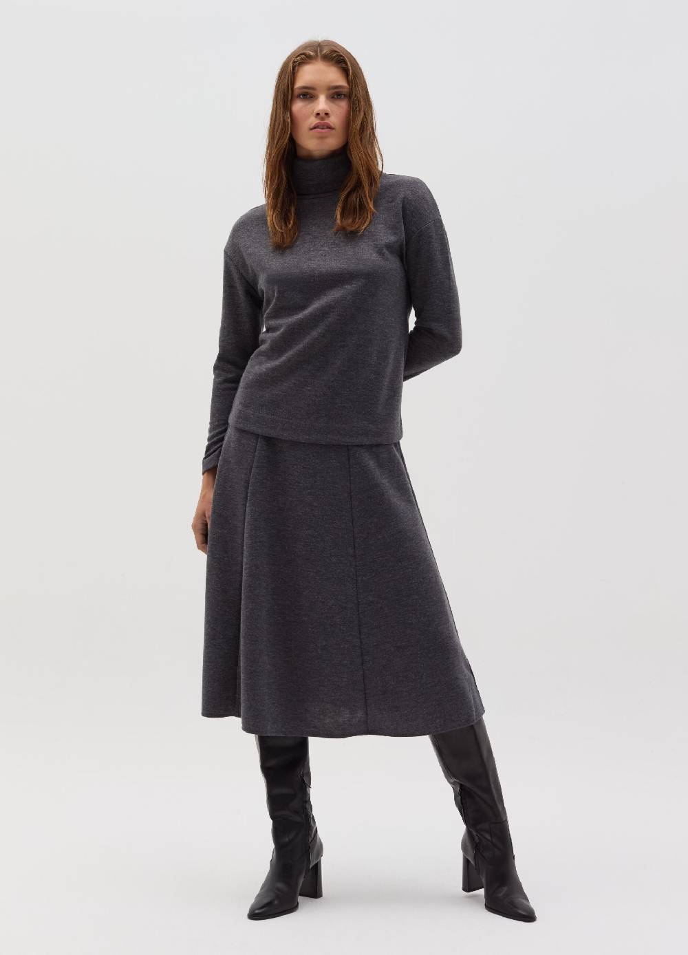 OVS T-shirt a maniche lunghe con collo alto