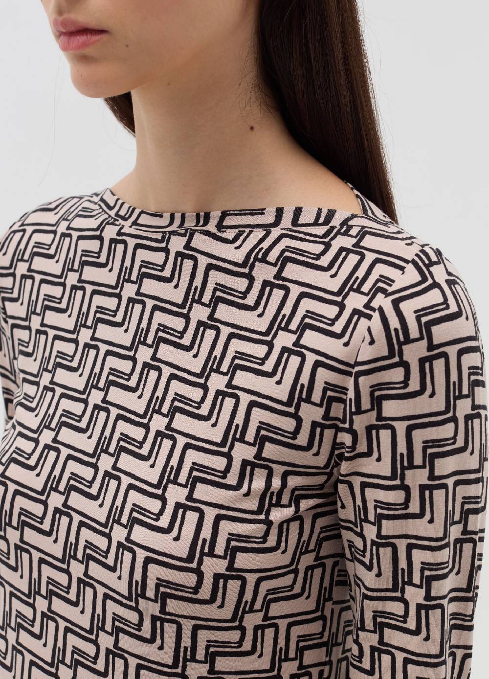 OVS T-shirt A Maniche Lunghe Con Scollo A Barca