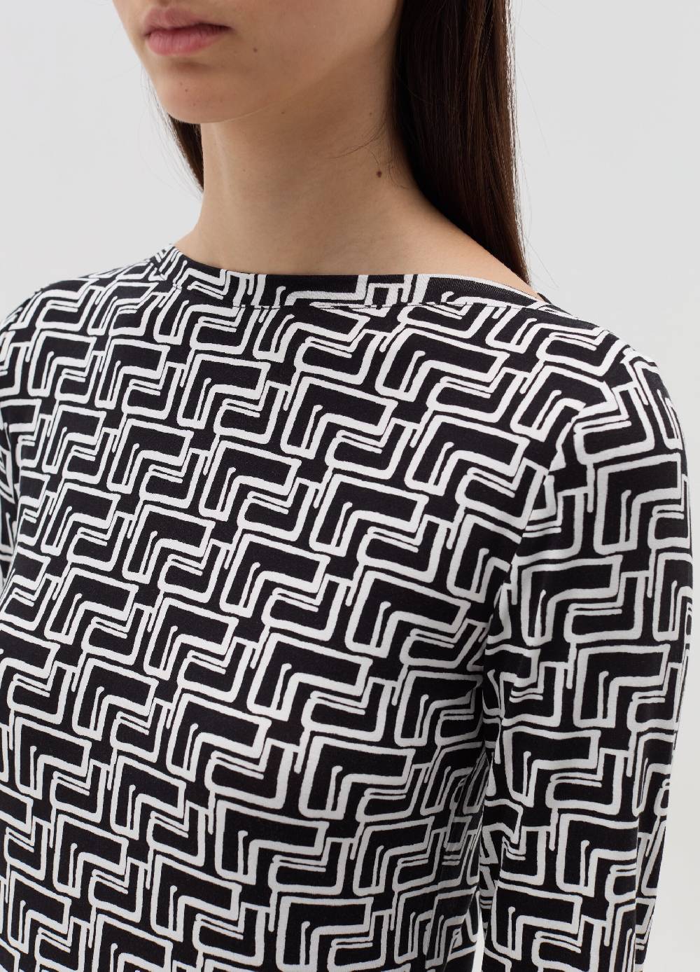 OVS T-shirt A Maniche Lunghe Con Scollo A Barca