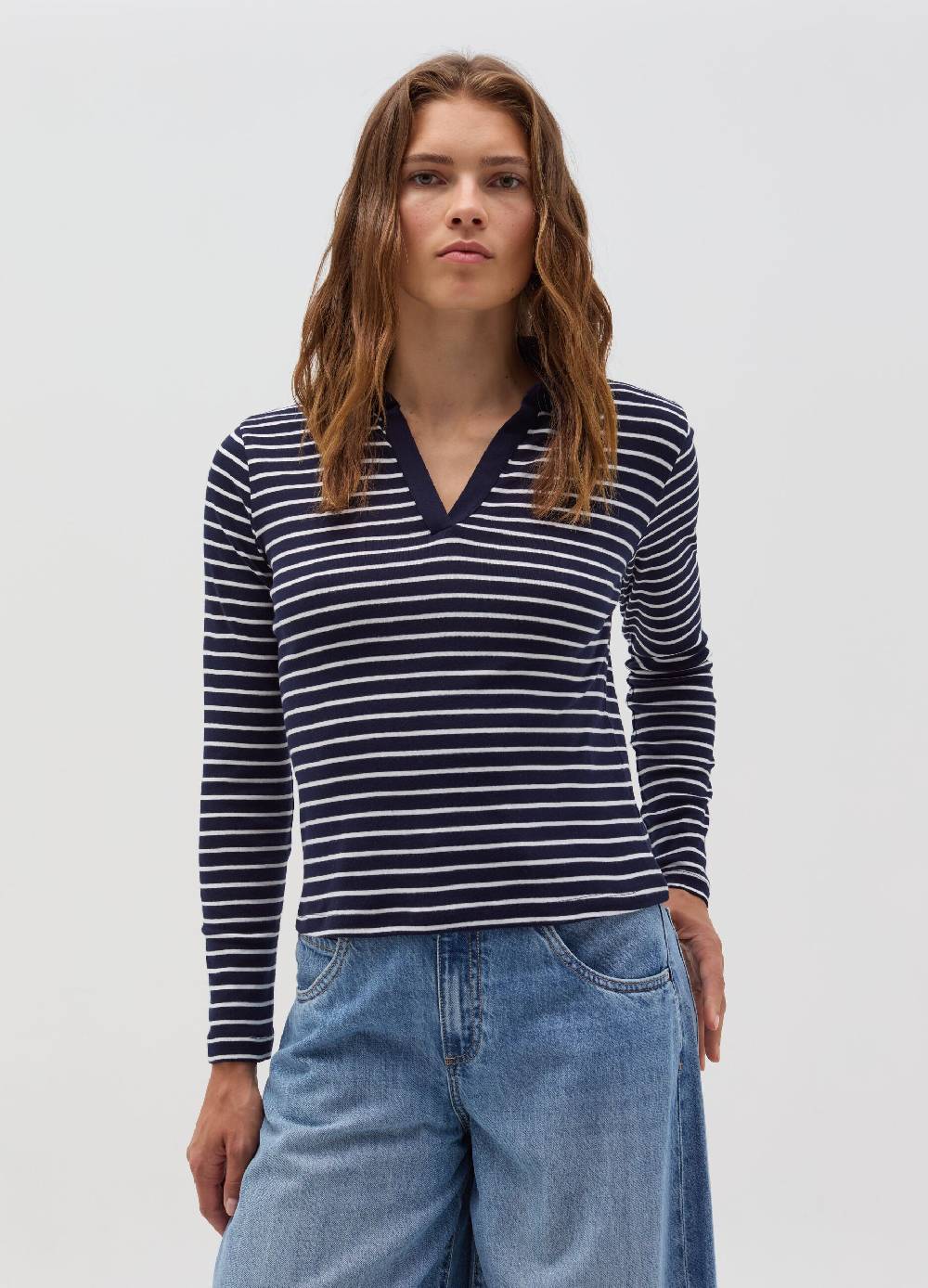 OVS T-shirt A Maniche Lunghe Con Scollo A Polo