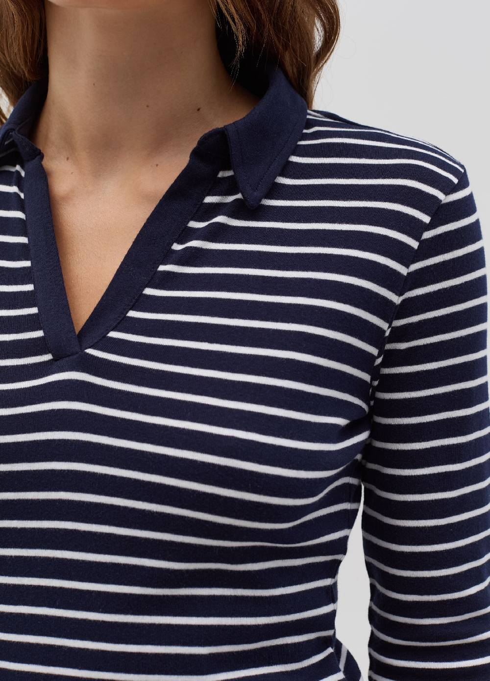 OVS T-shirt A Maniche Lunghe Con Scollo A Polo