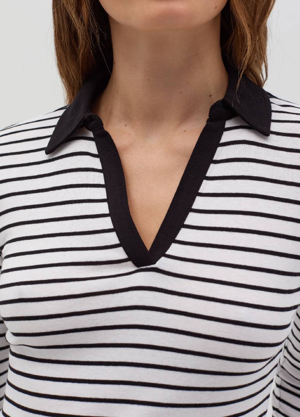 OVS T-shirt A Maniche Lunghe Con Scollo A Polo