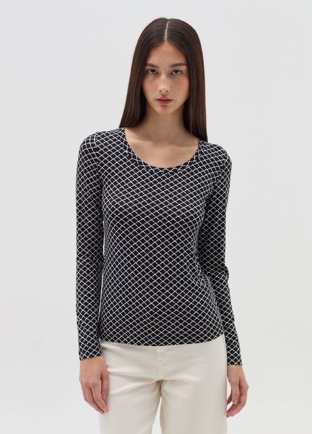 OVS T-shirt A Maniche Lunghe Fantasia