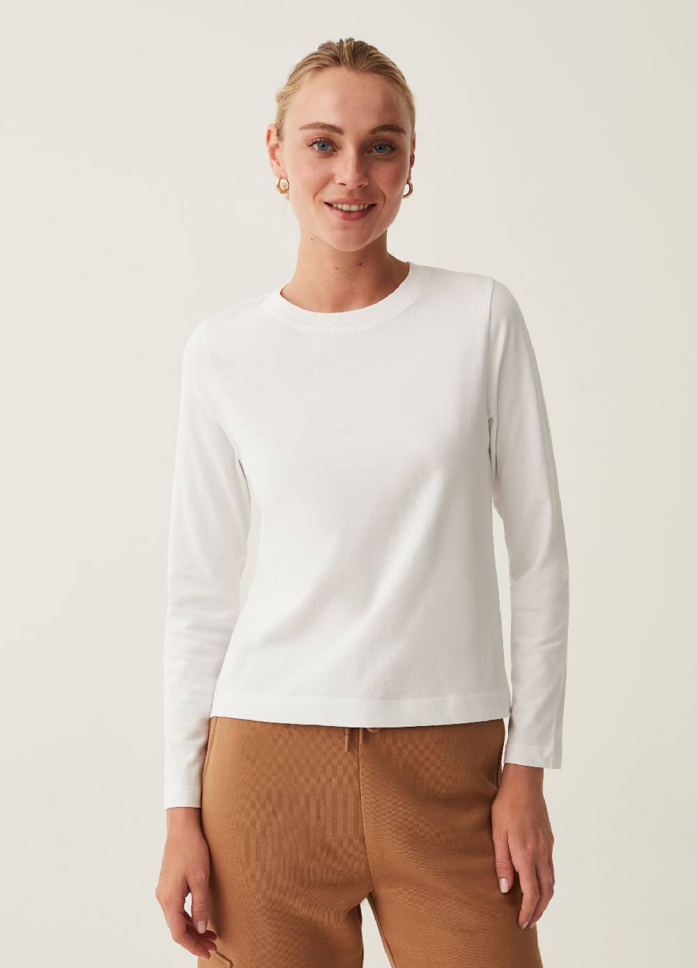 OVS T-shirt A Maniche Lunghe In Cotone