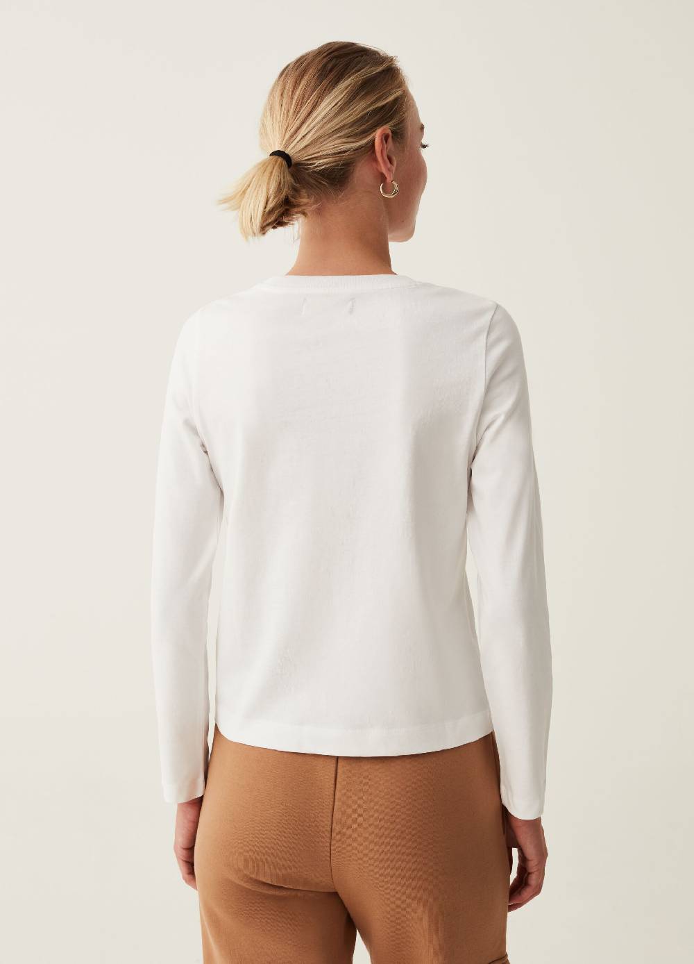 OVS T-shirt A Maniche Lunghe In Cotone