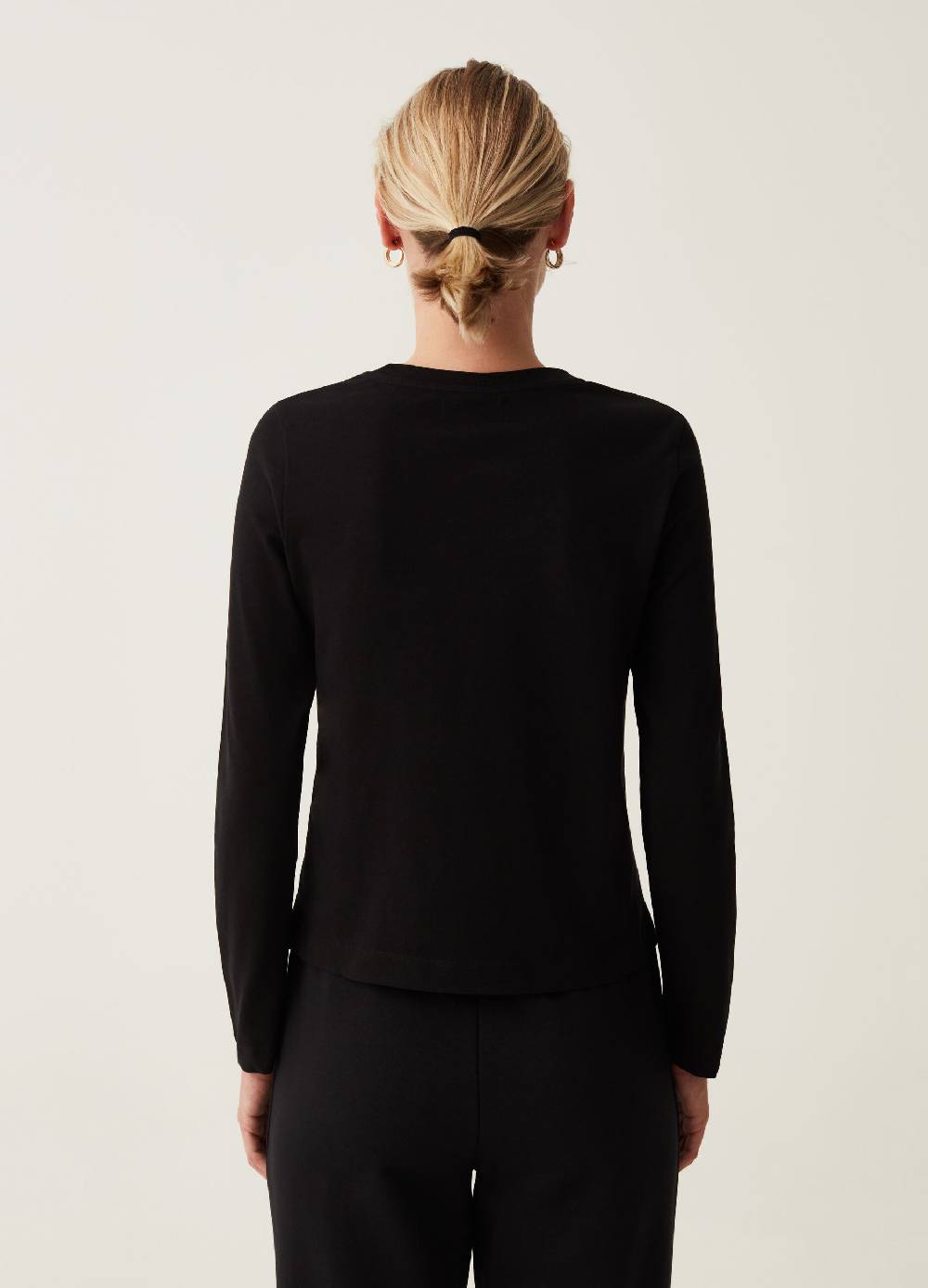 OVS T-shirt A Maniche Lunghe In Cotone