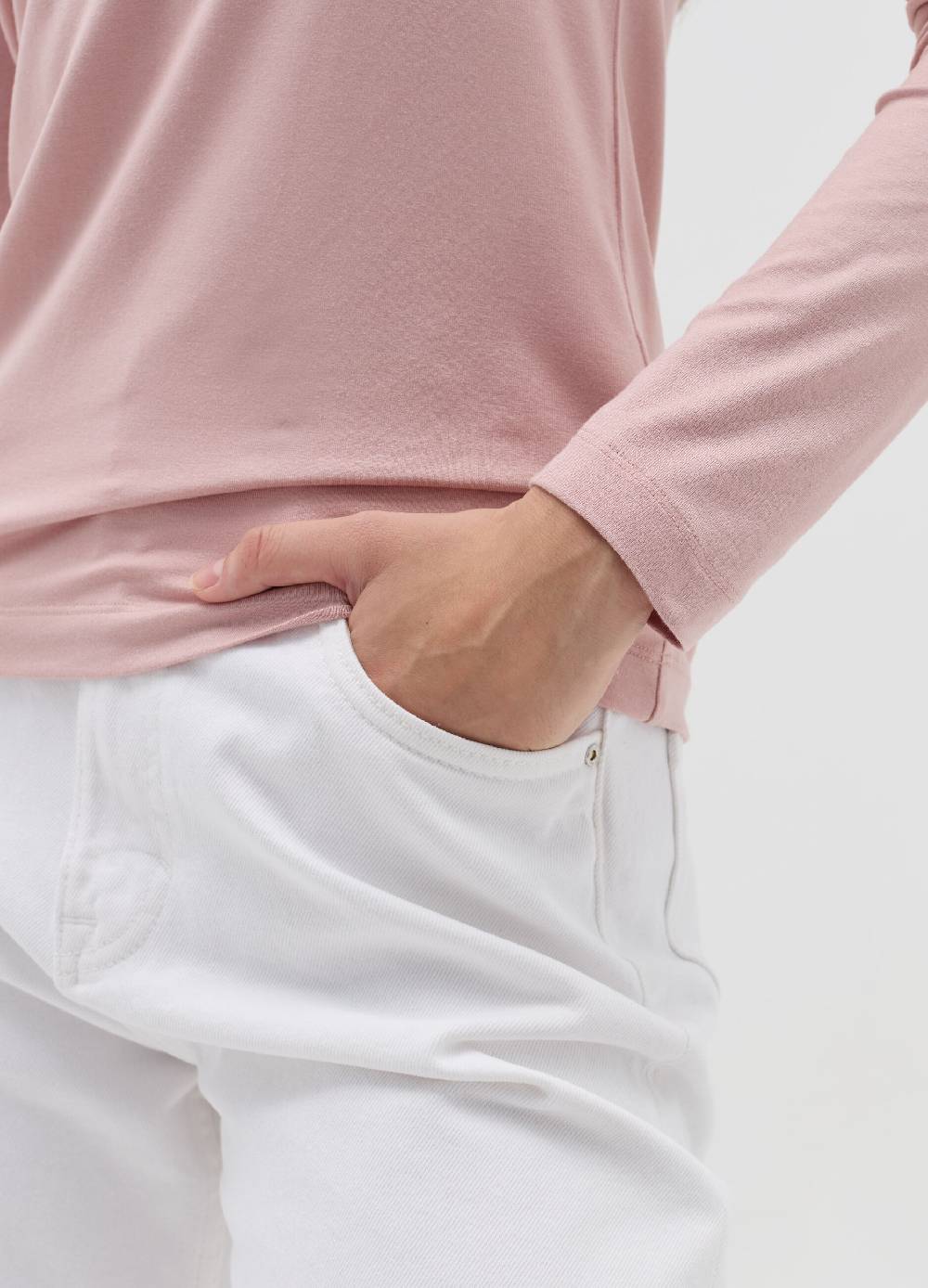 OVS T-shirt A Maniche Lunghe In Viscosa Stretch