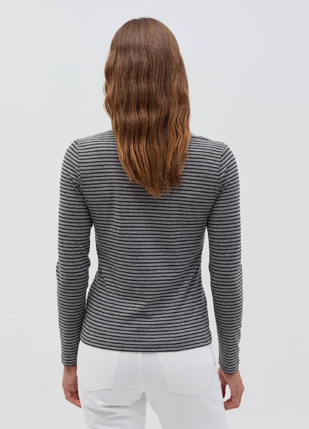 OVS T-shirt A Righe Sottili Con Maniche Lunghe