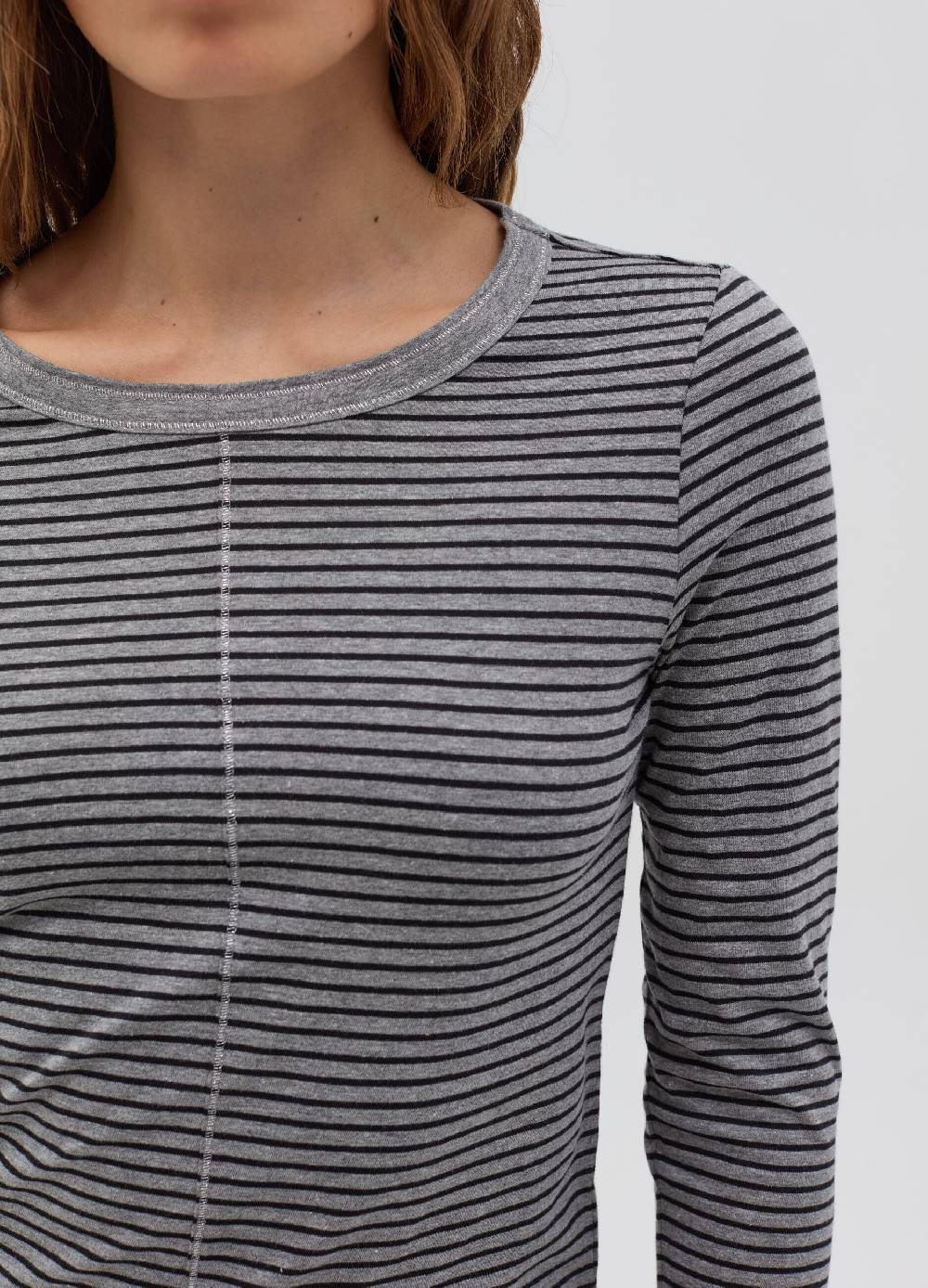 OVS T-shirt A Righe Sottili Con Maniche Lunghe