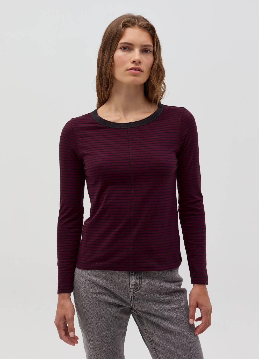 OVS T-shirt A Righe Sottili Con Maniche Lunghe