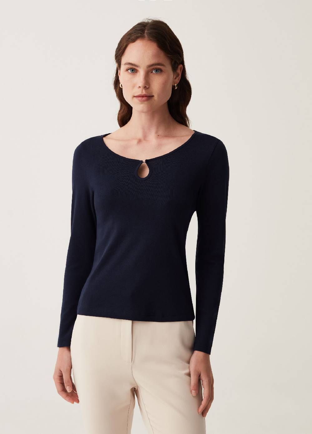 OVS T-shirt con apertura a goccia