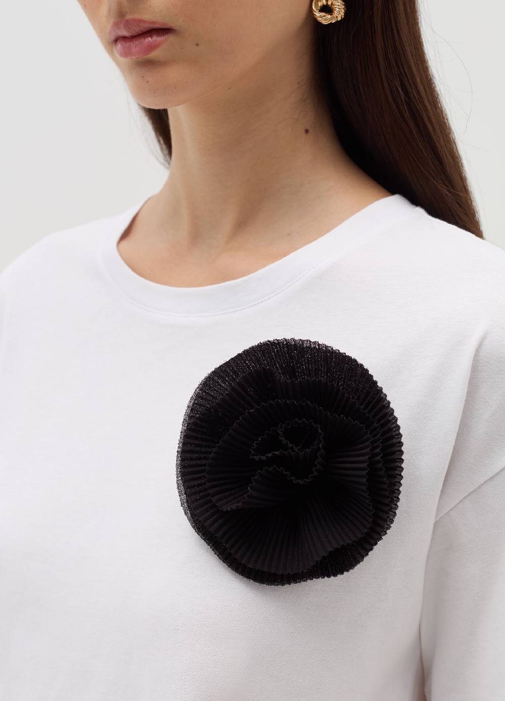 OVS T-shirt Con Applicazione Floreale